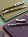 Bút Máy Graf Von Faber-Castell Guilloche Olive Green