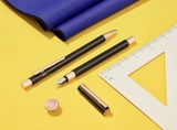 Bút Bi Faber-Castell Neo Slim Metal Black Matte & Rose Gold