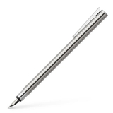 Bút Máy Faber-Castell Neo Slim Stainless Steel Silver Shiny
