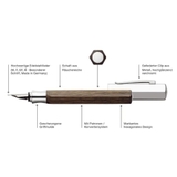 Bút Máy Faber-Castell Ondoro Smoked Oak