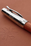 Bút Dạ Bi Faber-Castell E-Motion Pearwood Chrome