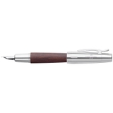 Bút Máy Faber-Castell E-Motion Pearwood Chrome Dark Brown