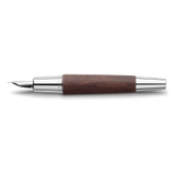 Bút Máy Faber-Castell E-Motion Pearwood Chrome Dark Brown