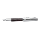 Bút Máy Faber-Castell E-Motion Pearwood Chrome Black