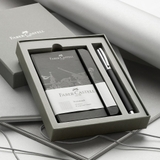 Set Quà Tặng Bút Dạ Bi Faber-Castell Ambition Precious Resin Black