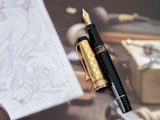 Bút Máy Aurora Optima Art Deco Rose Gold Vermeil