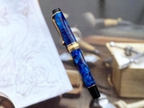 Bút Máy Aurora Optima Auroloide Cobalt Blue