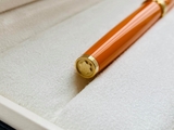 Bút Dạ Bi Montblanc Pix Orange Gold Trim MB119902
