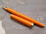 Bút Dạ Bi Montblanc Pix Orange Gold Trim MB119902