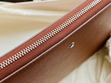 Cặp iPad Montblanc Meisterstuck Selection Tablet Computer Pouch with Zip Cognac 109637