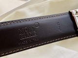 Dây Lưng Montblanc Classic Line Palladium Mad Box Reversible Black/Brown Leather Strap 38156