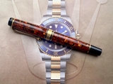 Bút Máy Aurora Optima 365 Tortoiseshell Brown Limited Edition