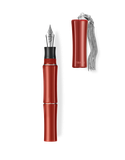 Bút Máy Tibaldi Bamboo Lipstick Red Resin with Sterling Silver Tassel