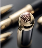Bút Máy Maybach The Peak I Lustrous Flowing Lines Midnight Black Gold