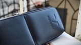 Bao Đựng 3 Bút Visconti 3-Pen Leather Pouch Black