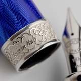 Bút Máy Aurora Duca Blue Guilloche Lacquer Limited Edition