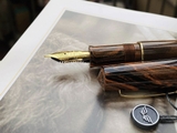Bút Mực Leonardo Officina Italiana MZG Masterpiece Ebonite Flame Limited Edition
