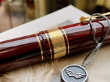 Bút Mực Leonardo Officina Italiana MZG Masterpiece Ebonite Rose Wood Limited Edition