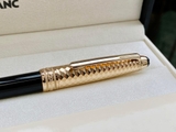 Bút Dạ Bi Montblanc Meisterstuck Doue Geometric Dimension Champagne Gold Classique