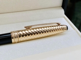 Bút Dạ Bi Montblanc Meisterstuck Doue Geometric Dimension Champagne Gold Classique