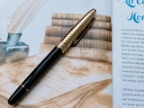 Bút Dạ Bi Montblanc Meisterstuck Doue Geometric Dimension Champagne Gold Classique