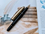 Bút Dạ Bi Montblanc Meisterstuck Doue Geometric Dimension Champagne Gold Classique