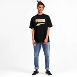 ÁO PUMA DOWNTOWN GRAPHIC  BLACK/YELLOW (595688_01)