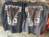 Áo oversize Never Give up Ver 2022