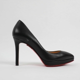 giày cao gót Christian Louboutin PIGALLE PLATO 100mm màu đen Size 34