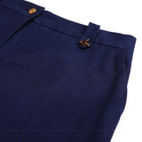 Quần vải Kenzo xanh navy hoạt tiết tròn size 36