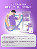 Kẹo mút bổ sung Lysine