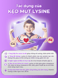 Kẹo mút bổ sung Lysine