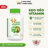 Happy Vitamin Kids Plus+ - Bổ sung Vitamin tổng hợp cho bé  có D3K2,A,B12,C,DHA giúp con ăn ngon, tăng đề kháng cho trẻ