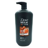 Dove Men 2 In 1 Shampoo & Cd Thick To Strong With Pump 31.0 Oz