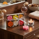 Hộp Tealight Hoa Thuỷ Tiên 6v