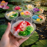 Nến cốc Ngư Liên Khai Vận ( hộp 12c)