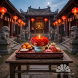 Nến sen đại (1b) 15x16cm