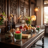 Nến cốc hoa sen 5x5cm