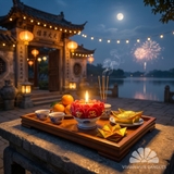 Nến sen đại (1b) 15x16cm