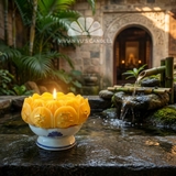 Nến sen đại (1b) 15x16cm