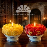 Nến sen đại (1b) 15x16cm