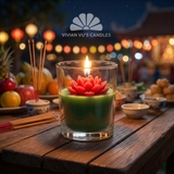 Nến cốc hoa sen 5x5cm