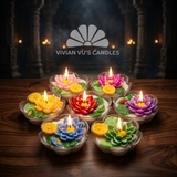 Nến cốc Ngư Liên Khai Vận ( hộp 12c)