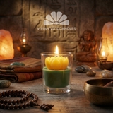 Nến cốc thái hoa sen 7x8cm