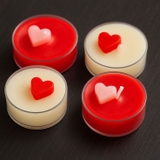 NẾN TEALIGHT TRÒN ( DECOR TRÁI TIM)