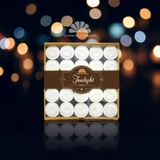 Hộp Tealigh ép hoa 100 viên