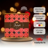 Hộp Tealigh ép hoa 100 viên