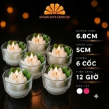 BỘ NẾN CỐC SEN AN NHIÊN (6C)