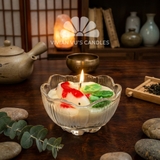 Nến cốc Ngư Liên Khai Vận ( hộp 12c)