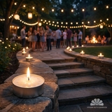 Hộp Tealigh ép hoa 100 viên